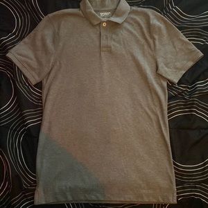 Grey button up shirt